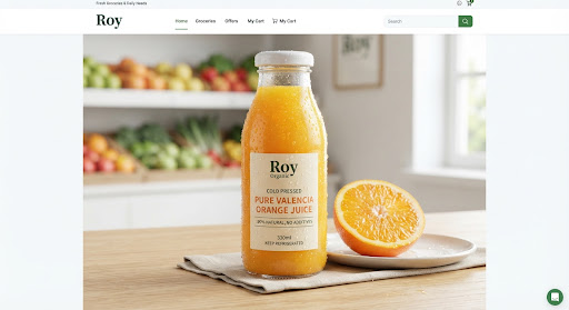 Cold-Pressed 100% Valencia Orange Juice